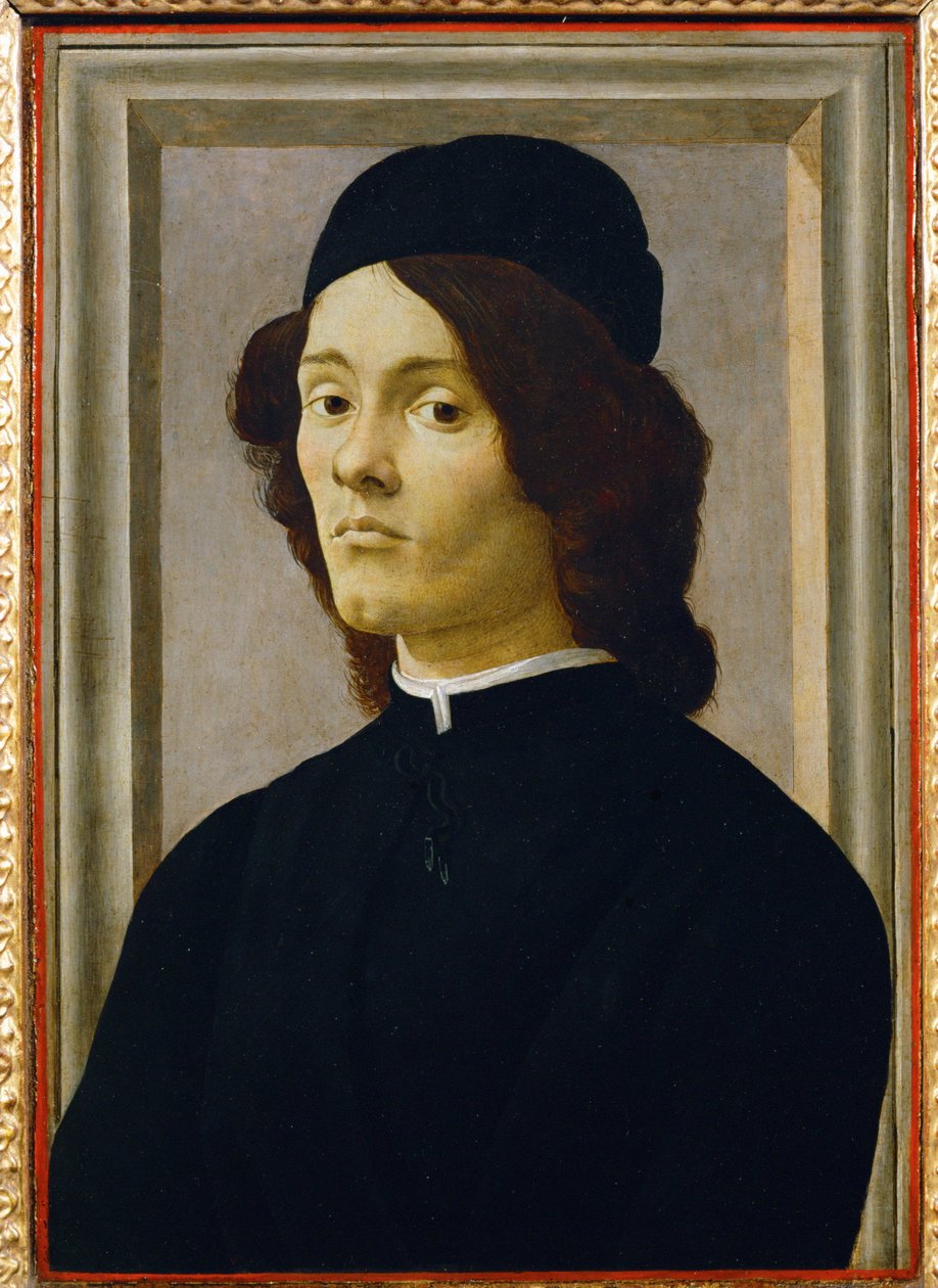 Porträt eines jungen Mannes von Sandro (1444/5-1510) Botticelli