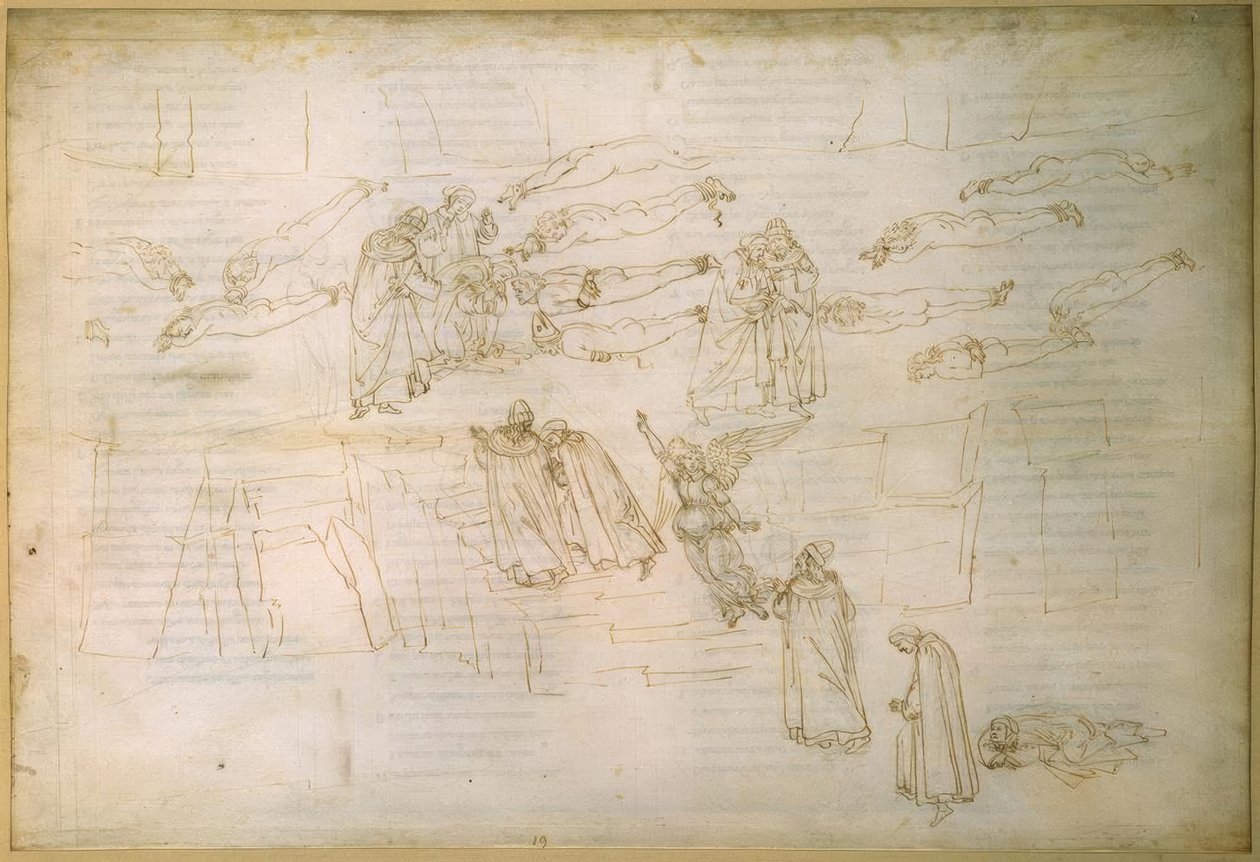 Dantes Sirenetraum von Sandro Botticelli