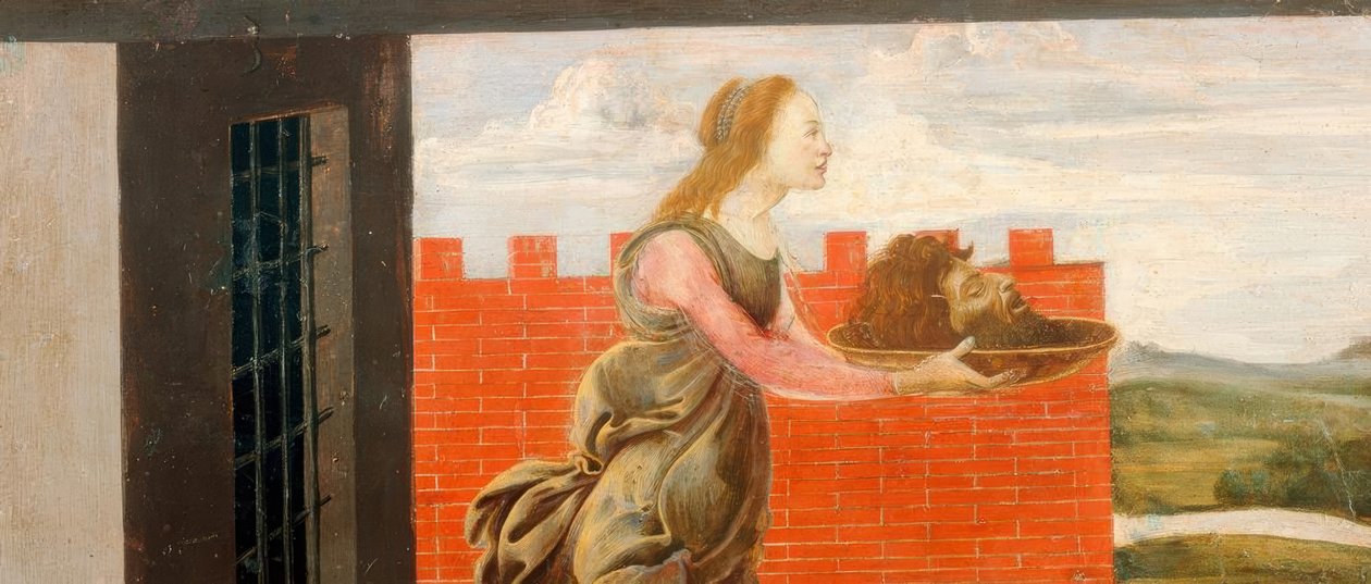 Salome mit dem Haupt Johannes des Täufers von Sandro Botticelli