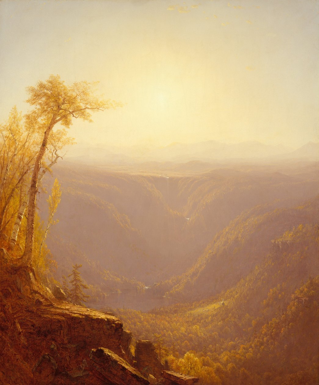 Eine Schlucht in den Bergen Kauterskill Clove, 1862 von Sanford Robinson Gifford