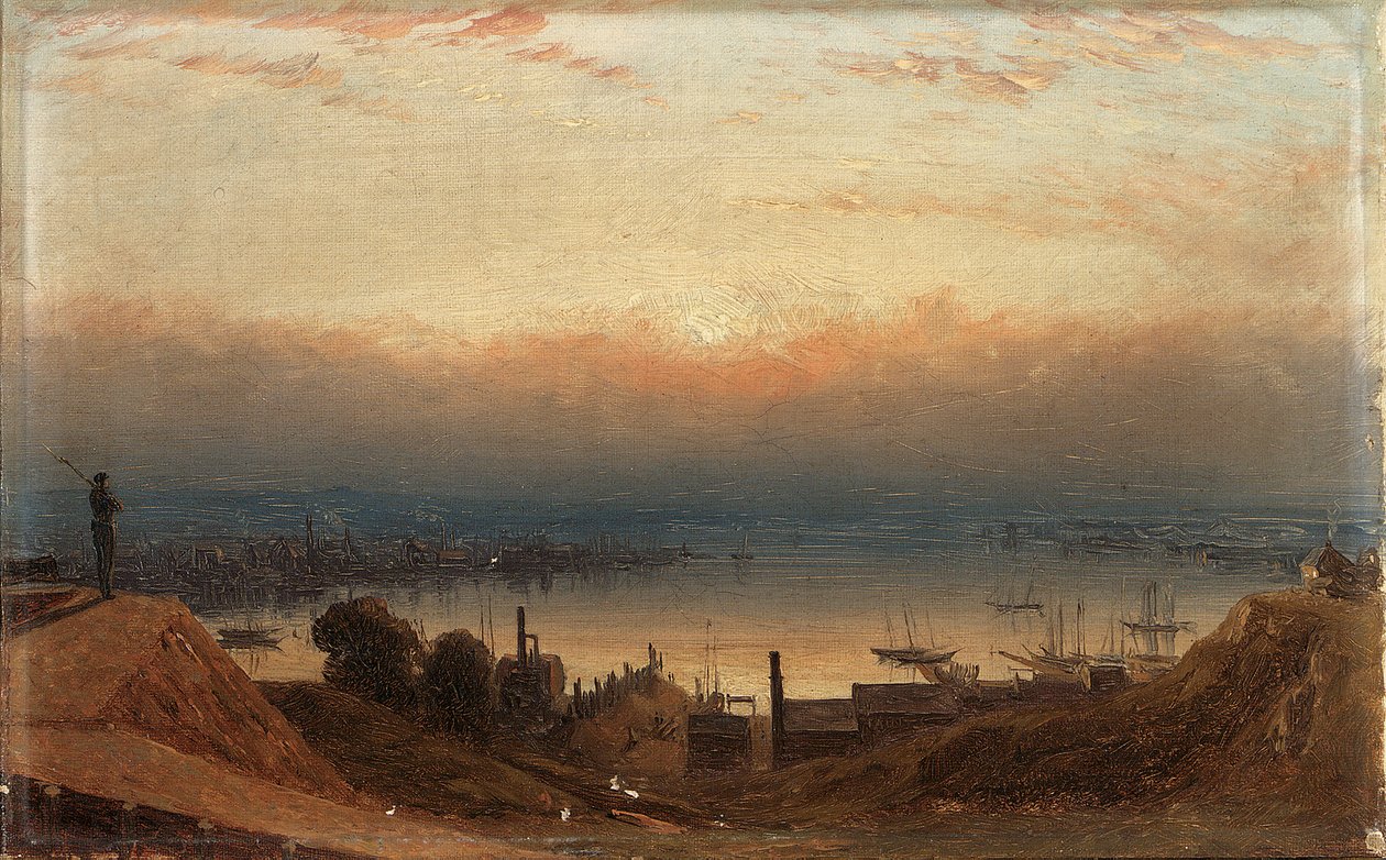 Das Becken des Patapsco vom Federal Hill, Baltimore von Sanford Robinson Gifford