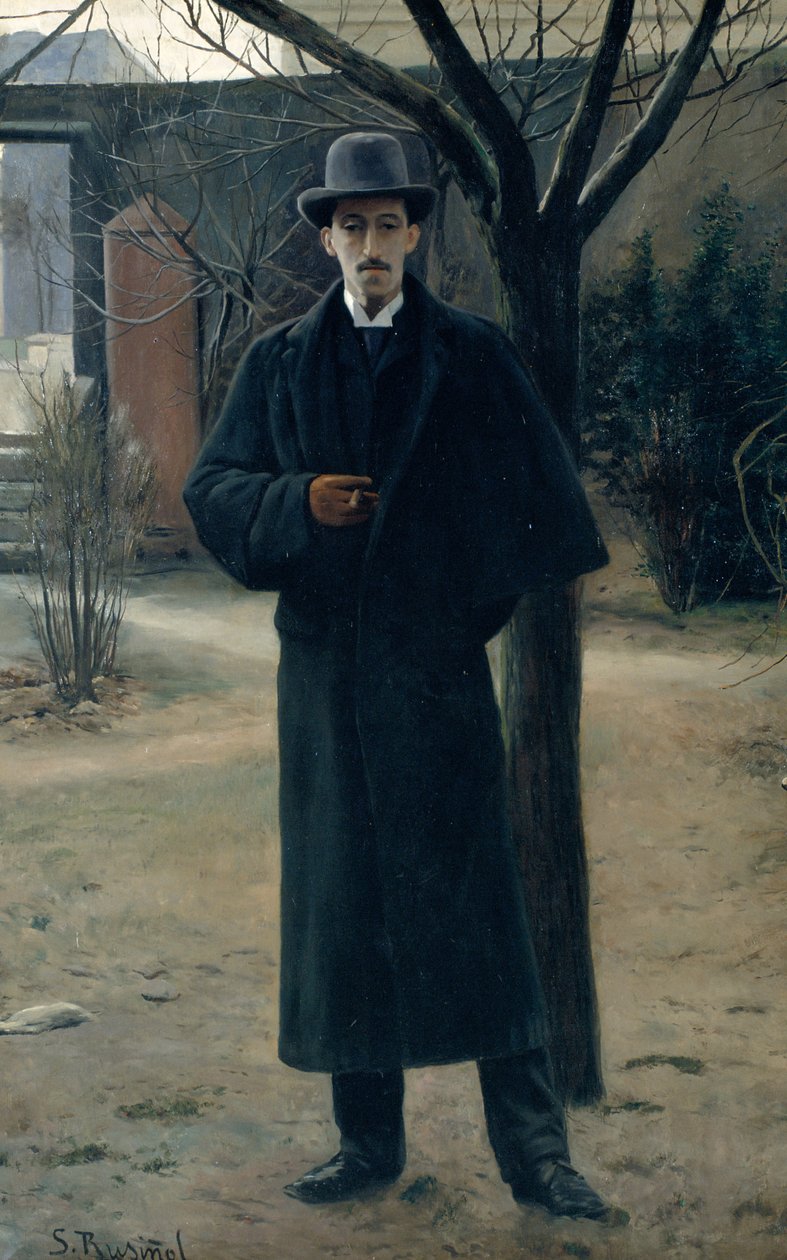 Porträt von Miquel Utrillo von Santiago Rusiñol