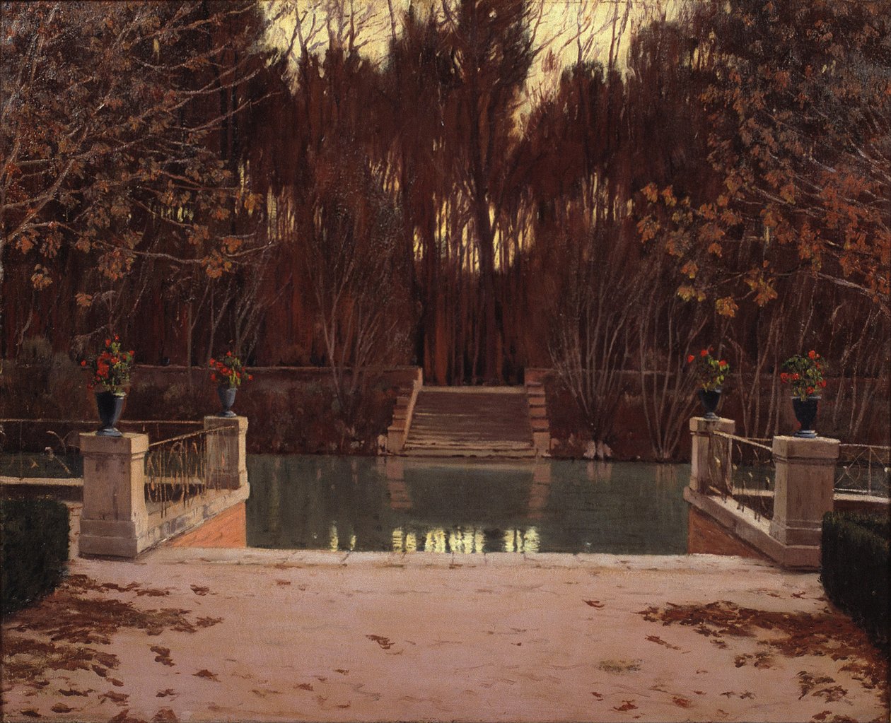Die Landungsbühne von Santiago Rusiñol