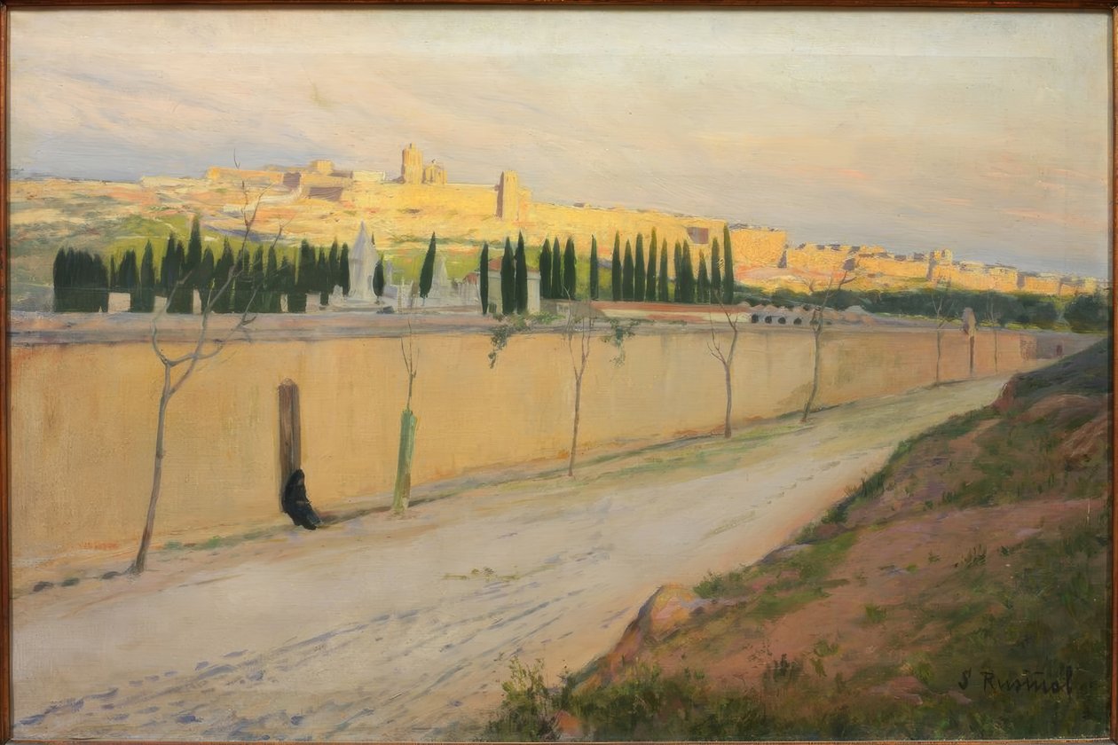 Weg zum Friedhof von Santiago Rusiñol
