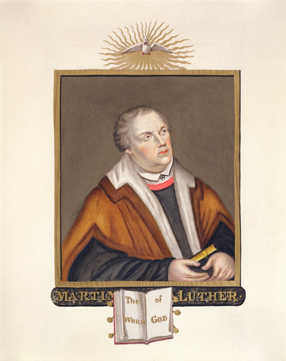 Porträt von Martin Luther (1483-1546) aus 