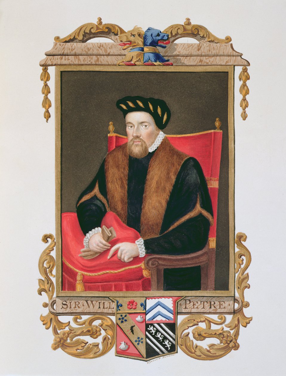 Porträt von Sir William Petre (ca. 1505-72) aus 