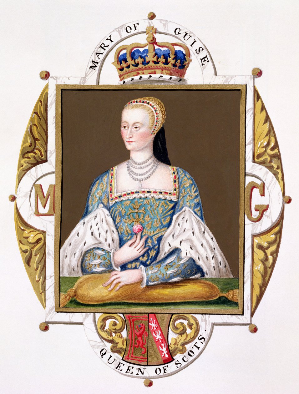 Porträt von Mary of Guise (1515-60) Königin von Schottland aus 