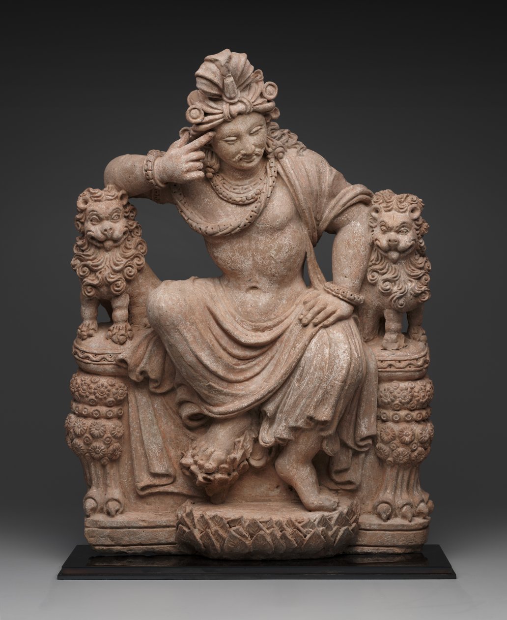 Denkender Bodhisattva, 4. bis 6. Jahrhundert n. Chr. von School Afghan