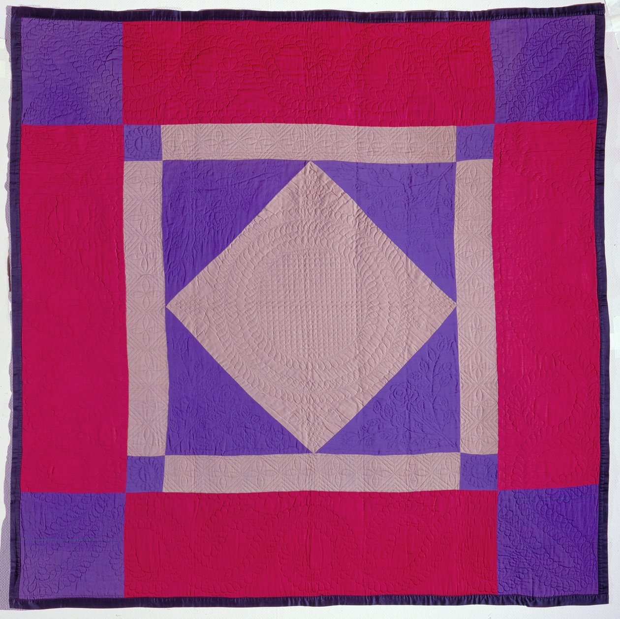 Amish-Quilt, spätes 19. bis frühes 20. Jahrhundert von School American