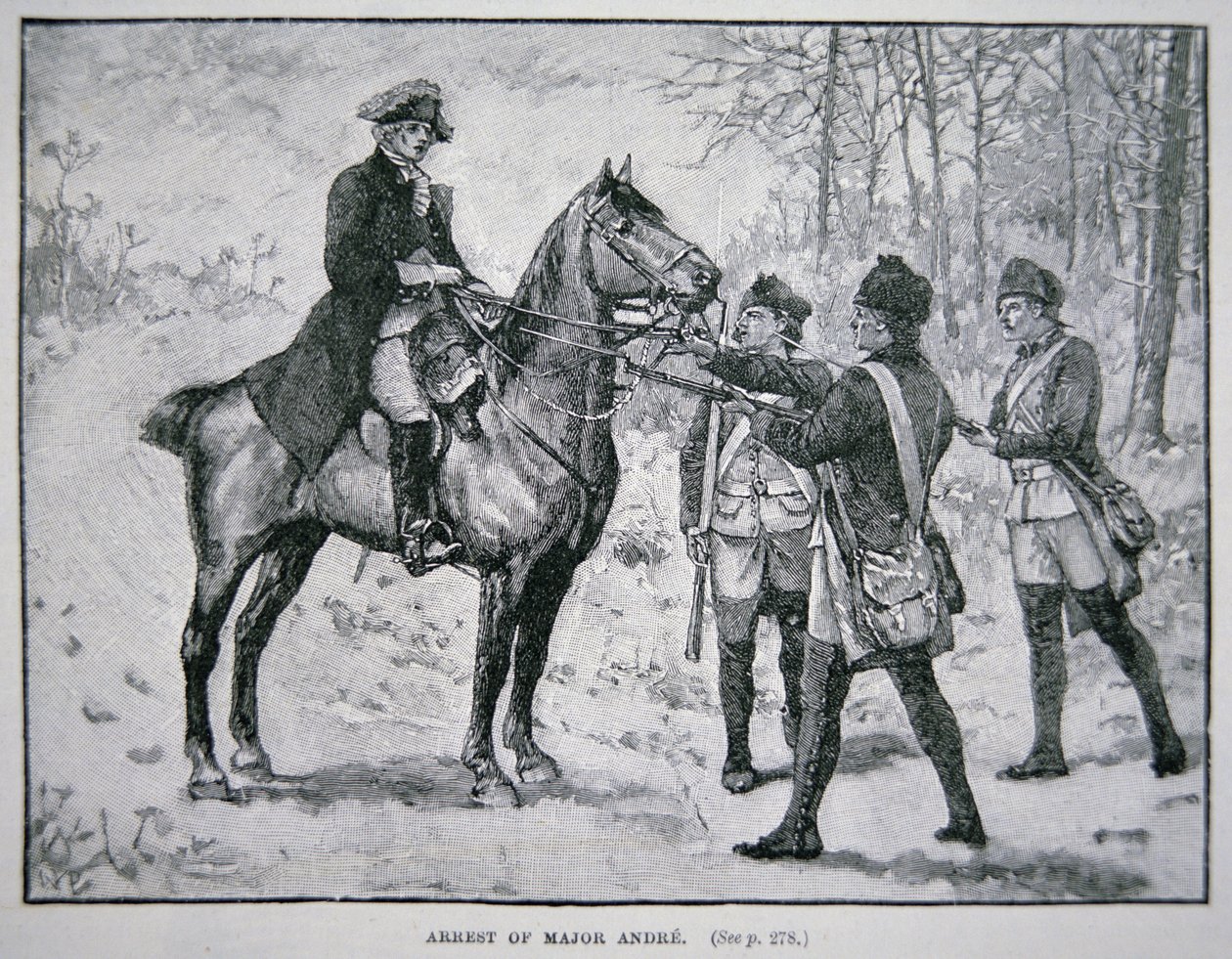 Die Gefangennahme von Major John Andre von School American