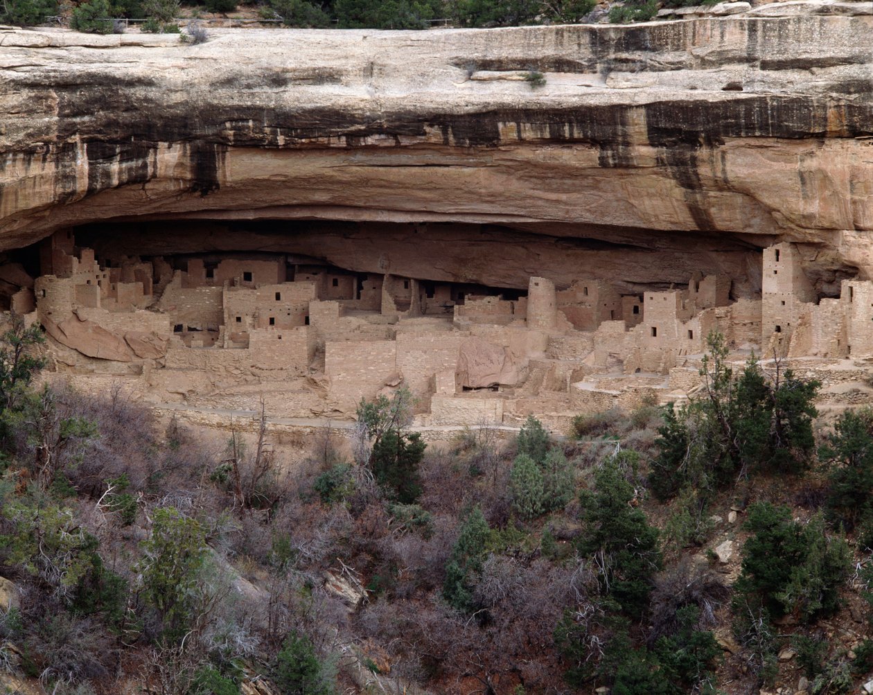 Ansicht der Klippenpalast-Stätte (1993, Fotografie) von School Anasazi