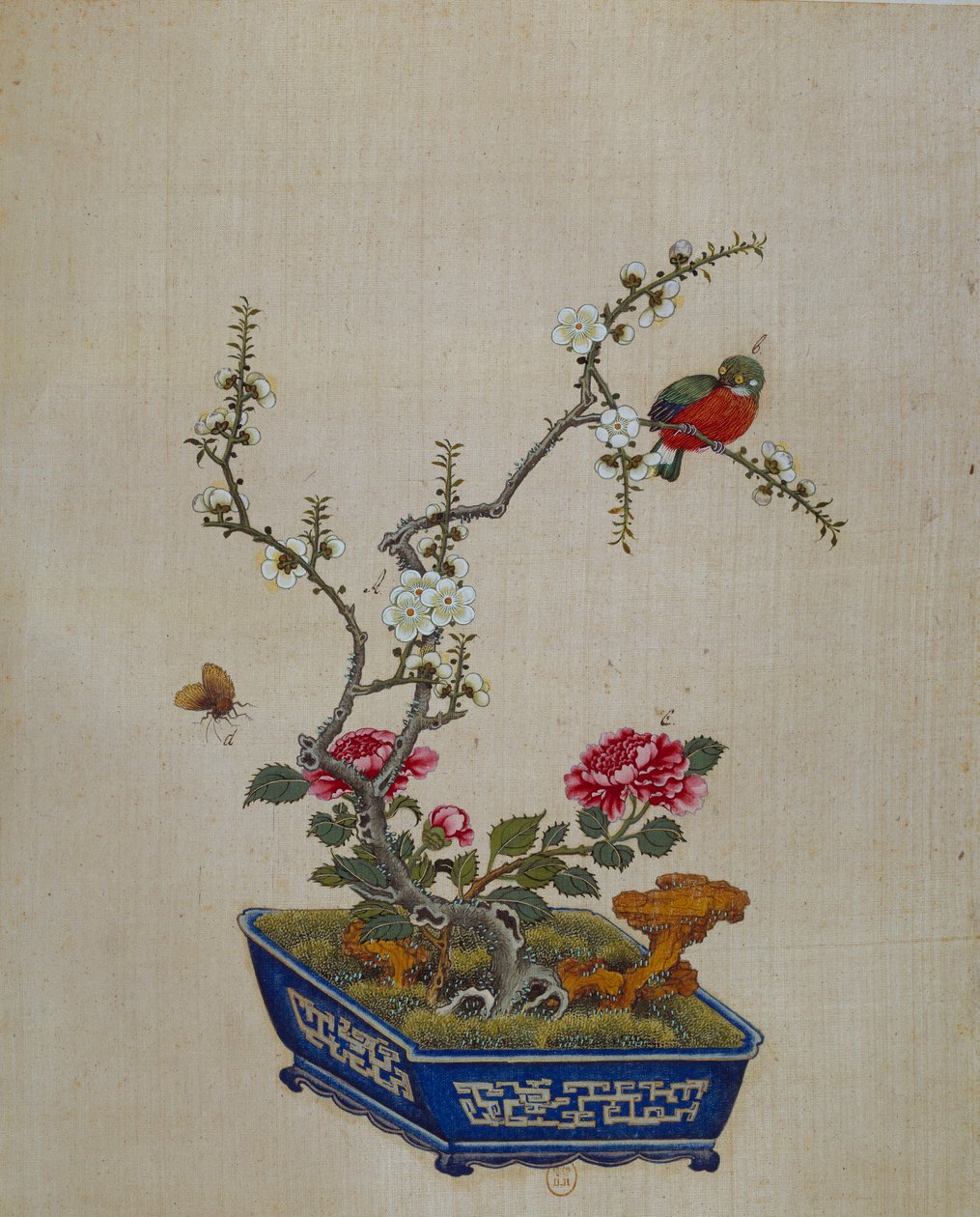 Chinesische Kunst: Blumen und Vögel von School Chinese