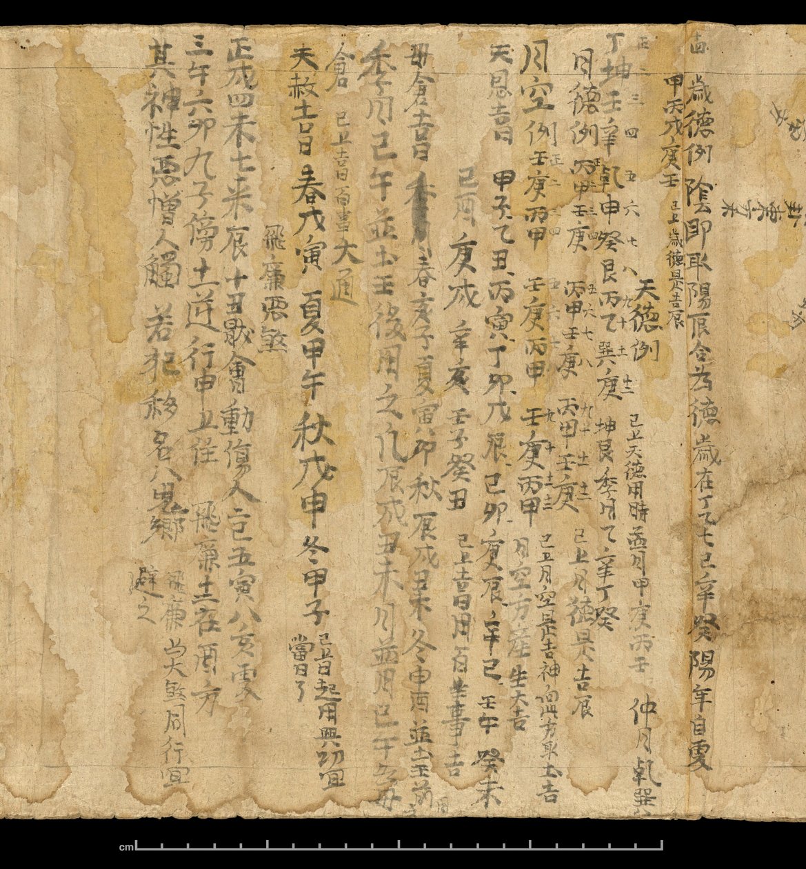 Wahrsagetext, Dunhuang Mogao, China, ca. 978 von School Chinese