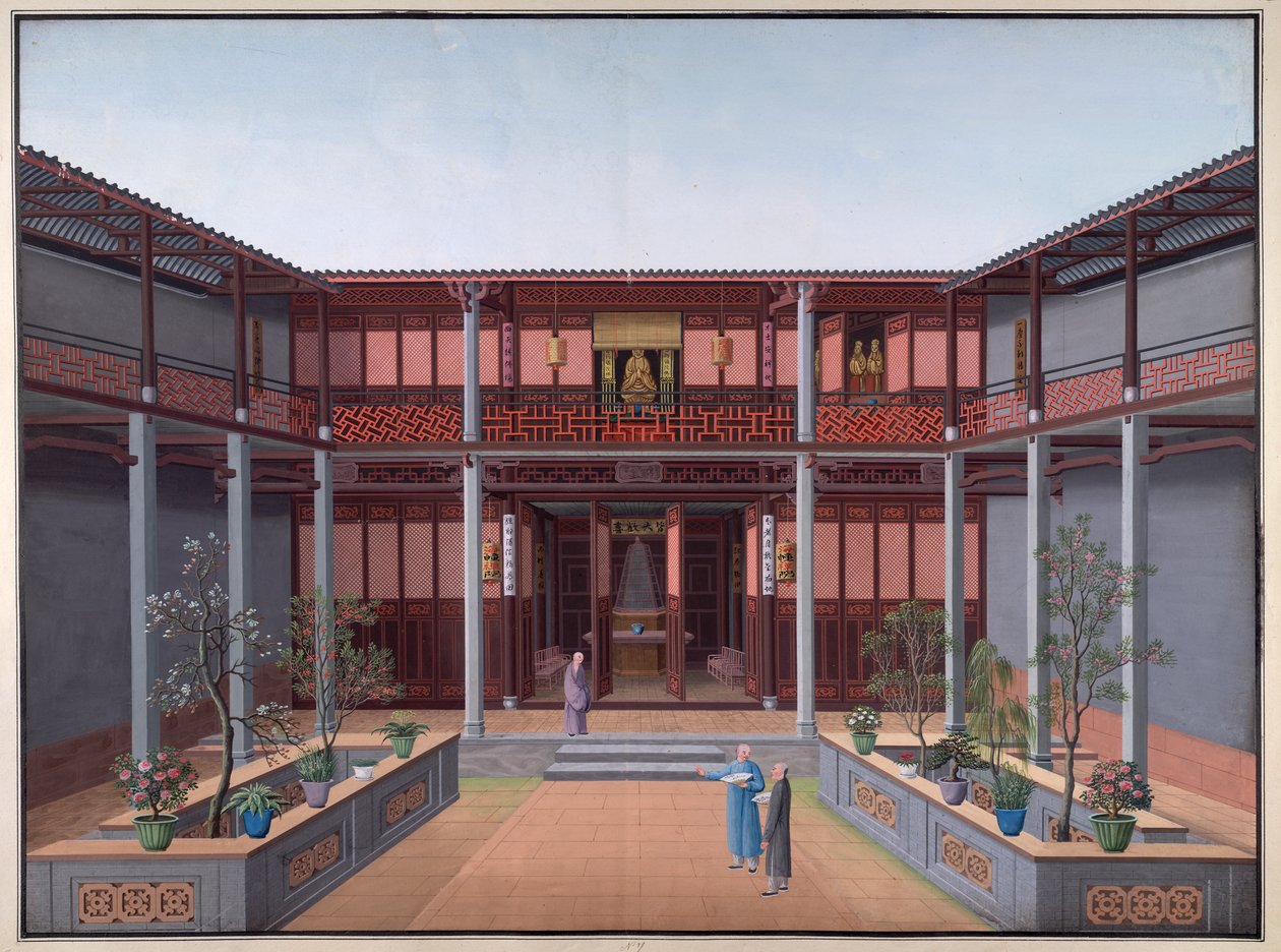 Honam-Tempel - Halle von Kuan Yin, Zen-Hof von School Chinese