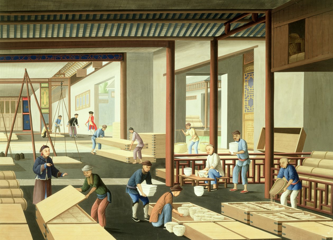 Porzellanherstellung von School Chinese