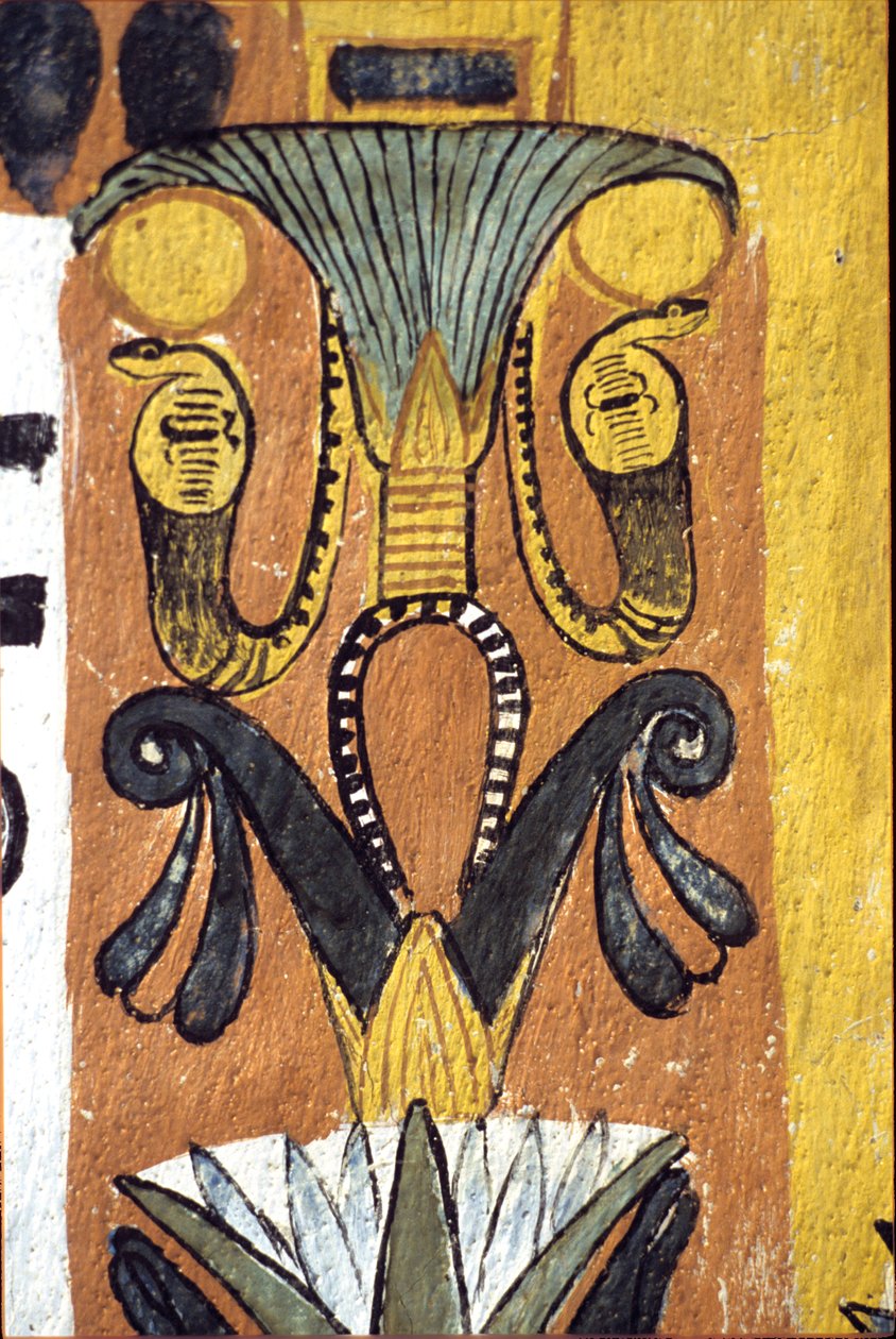 Altes Ägypten, Wandmalerei, Grab des Sennedjem, Deir el Medina, Theben, Grab der Edlen von School Egyptian