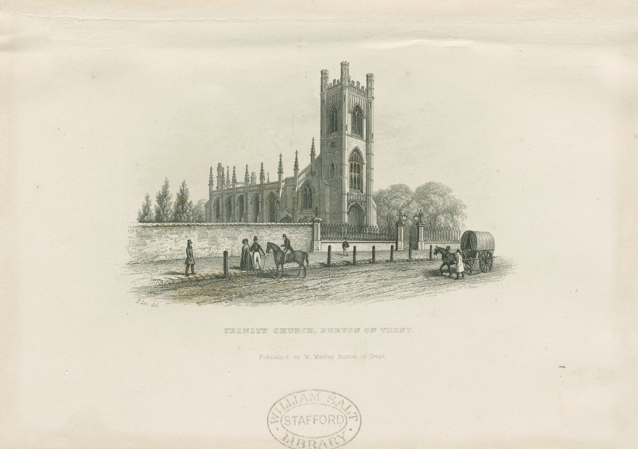 Burton-upon-Trent - Heilige Dreifaltigkeitskirche von School English
