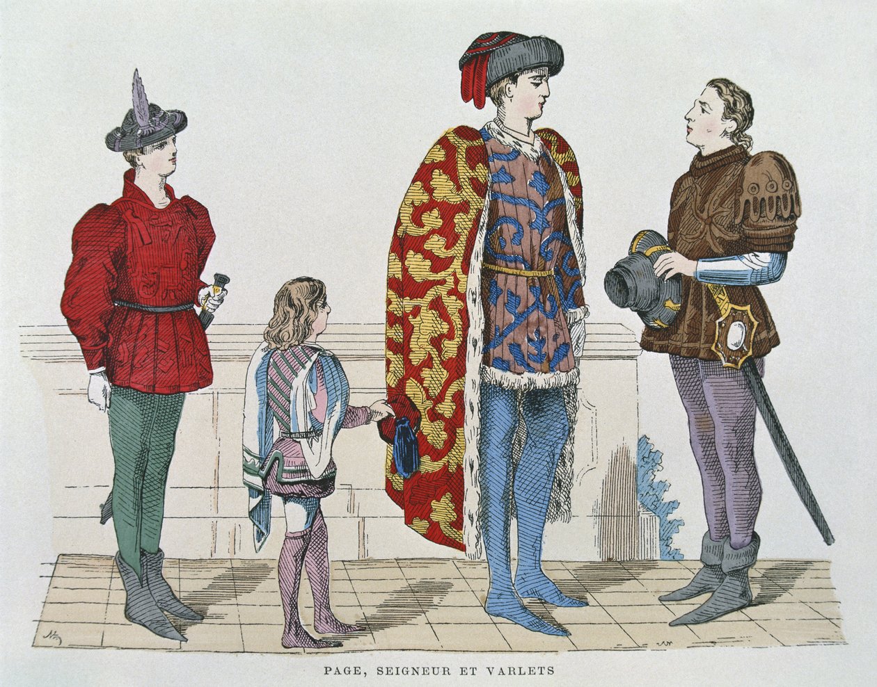 Page, Lord und Diener von School French