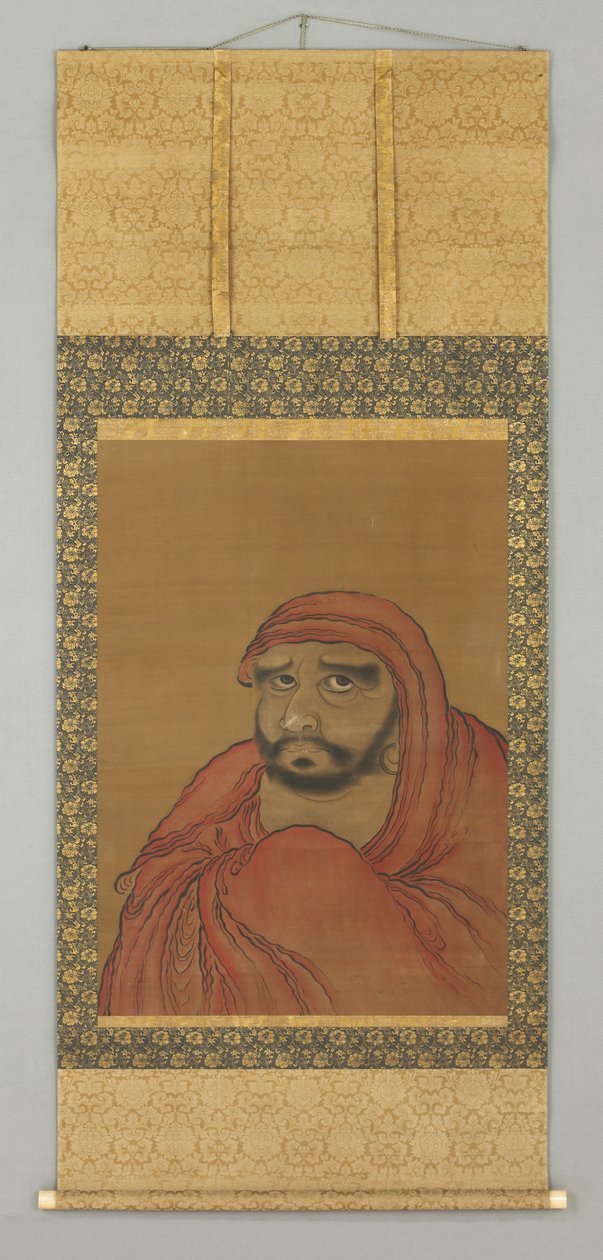 Großer Kopf mit Draperie (von Daruma) von Japanese School