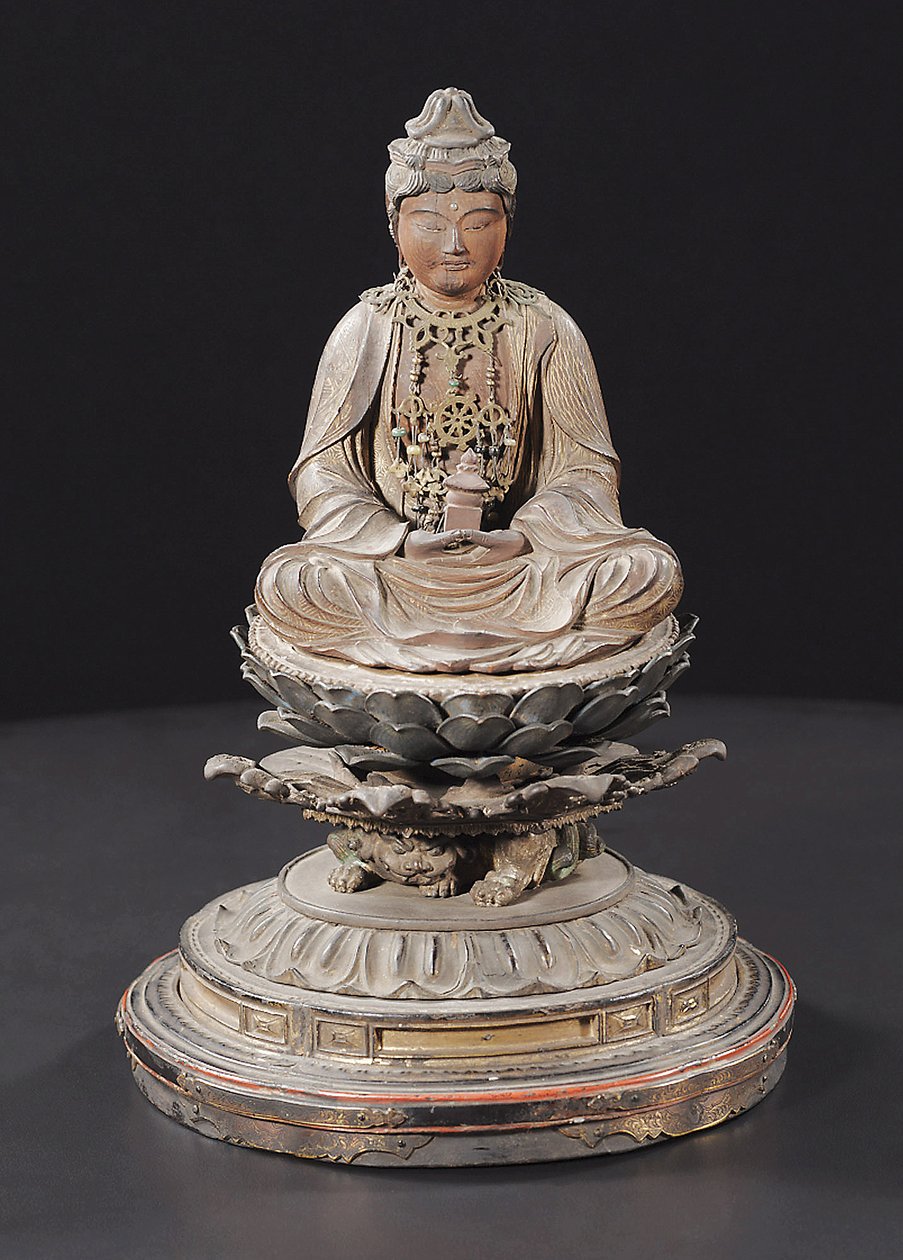 Sitzender Miroku Bosatsu, Kamakura-Periode von Japanese School