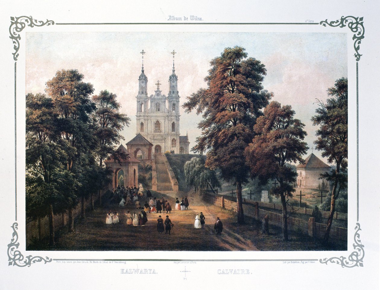 Umgebung von Vilnius: Kalvarija Kirche, aus 