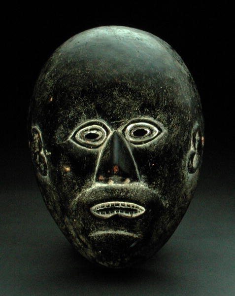 Maske, möglicherweise Gorong-Kultur, Nepal von School Nepalese