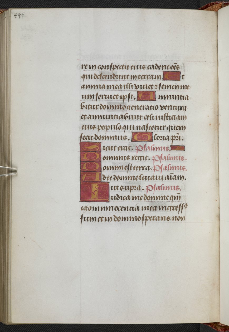 Könige 9, f.234v, Stundenbuch, Gebrauch von Sarum (