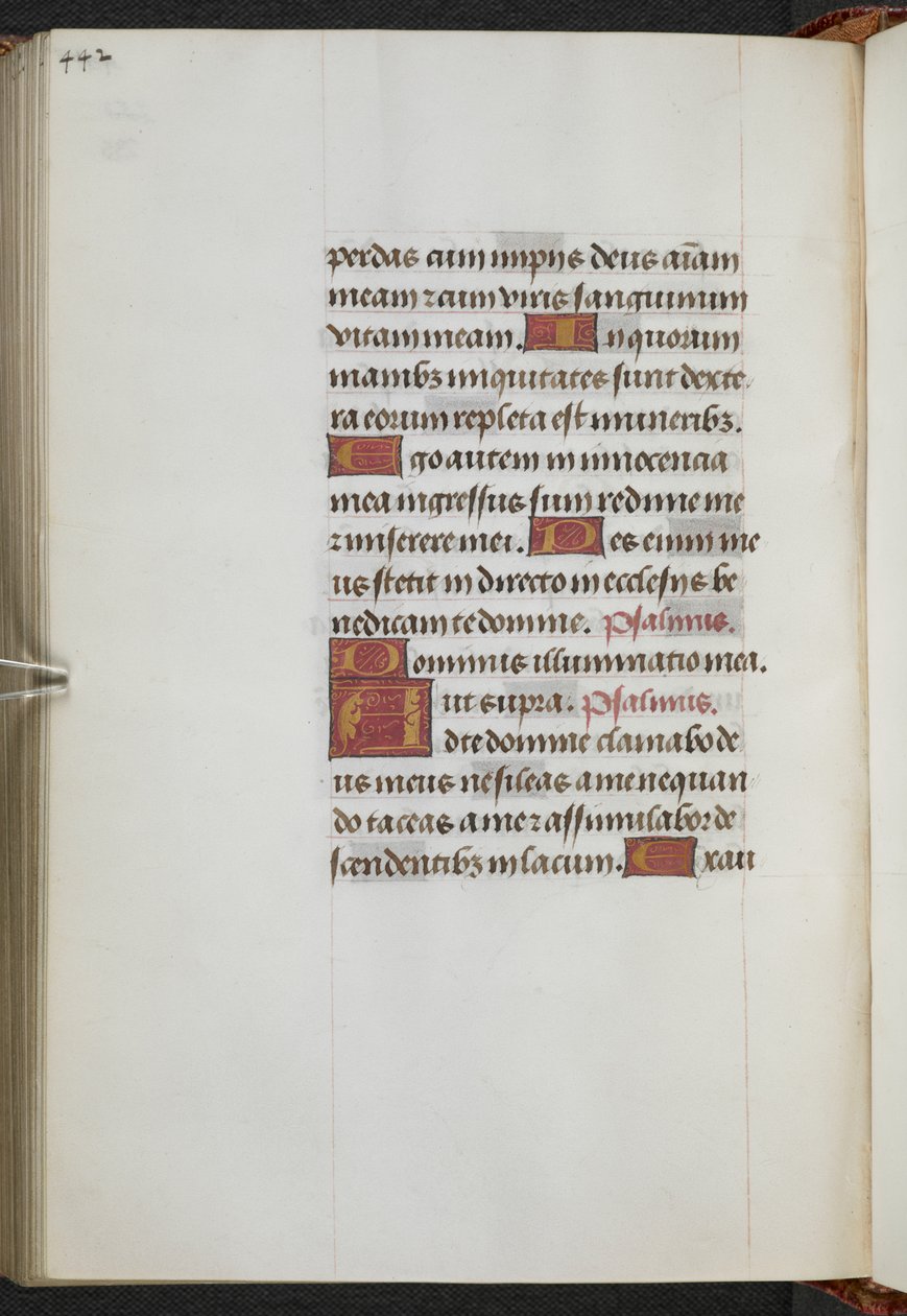 Könige 9, f.235v, Stundenbuch, Gebrauch von Sarum (