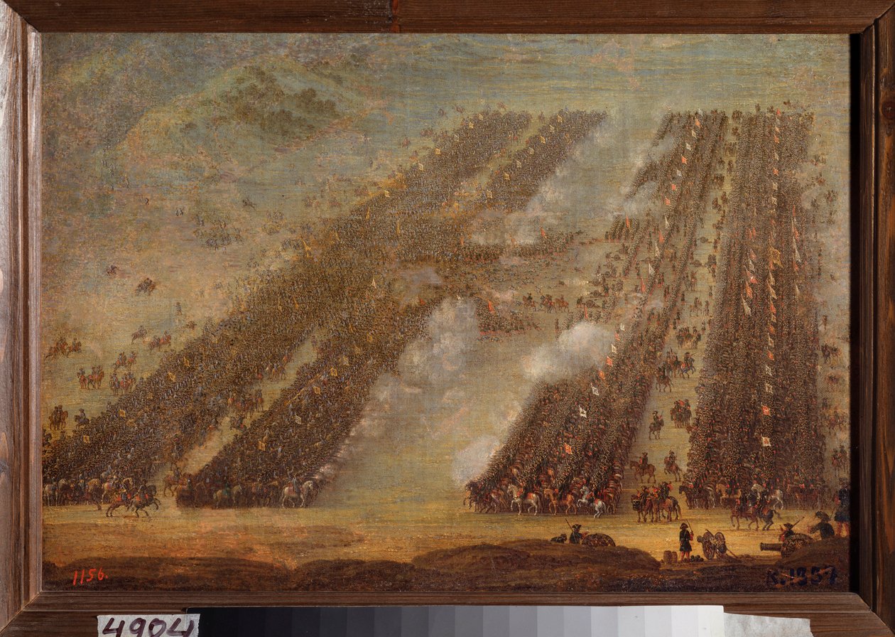 Die Schlacht von Poltawa am 8. Juli 1709 von School Russian