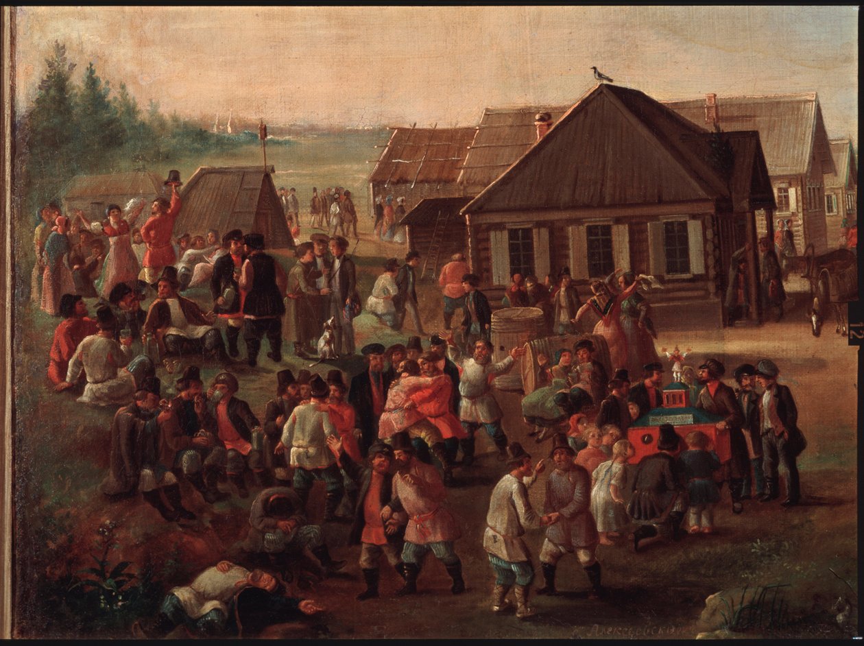 Öffentliche Feste im Dorf Alexeevskoye von School Russian