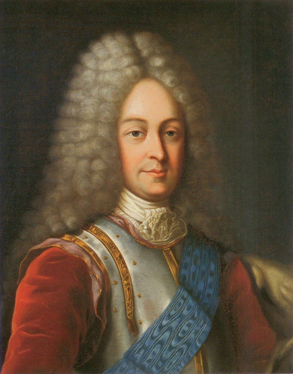 Porträt von Prinz Vasily Lukich Dolgorukov, erste Hälfte des 18. Jahrhunderts von School Russian