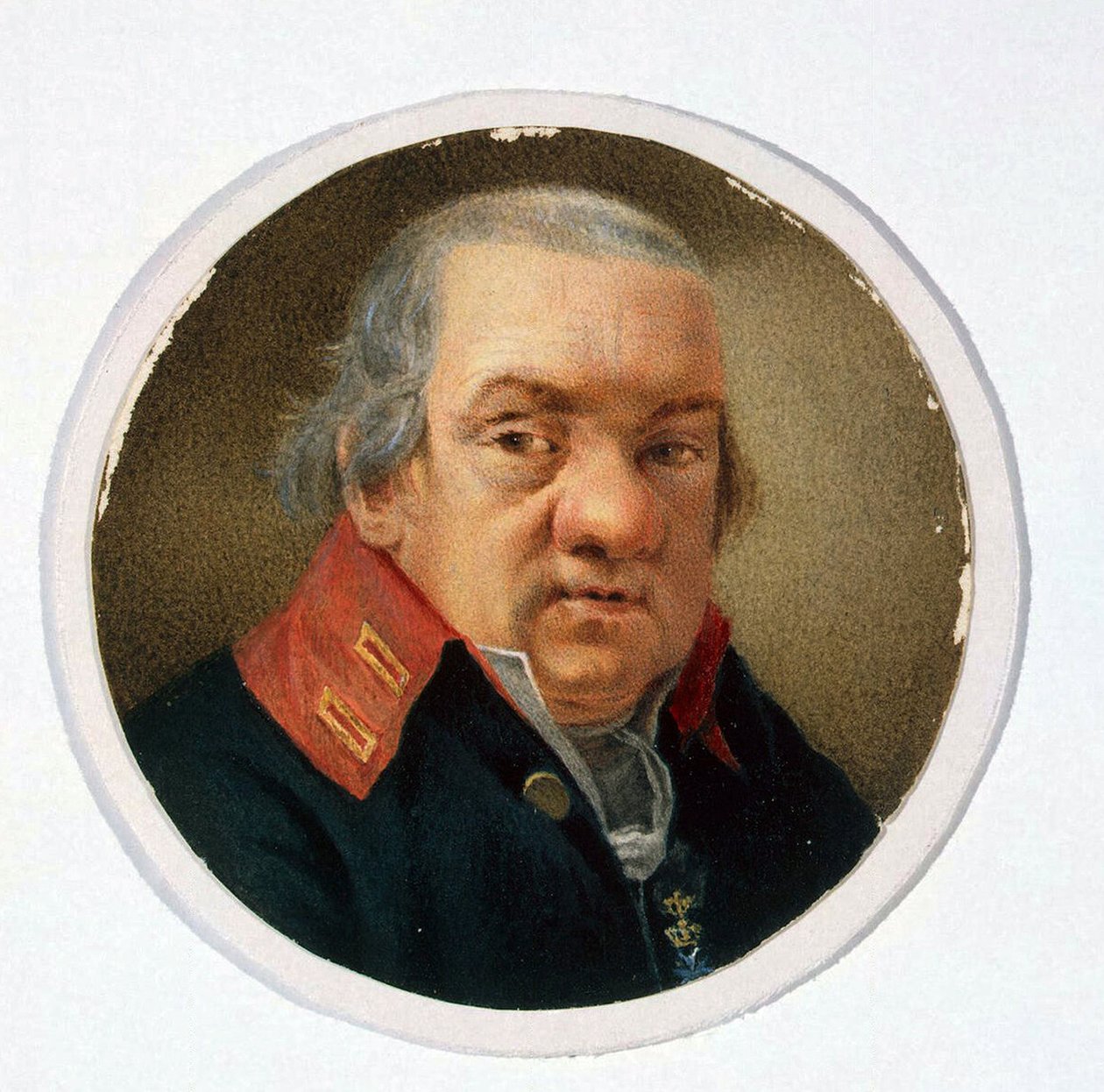 Porträt des Architekten Giacomo Quarenghi. von School Russian