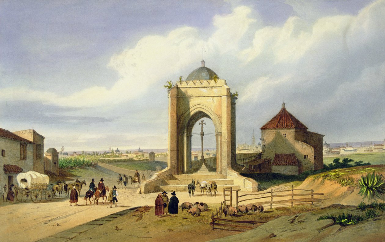 Blick auf die Stadt Sevilla von der Cruz del Campo von School Spanish