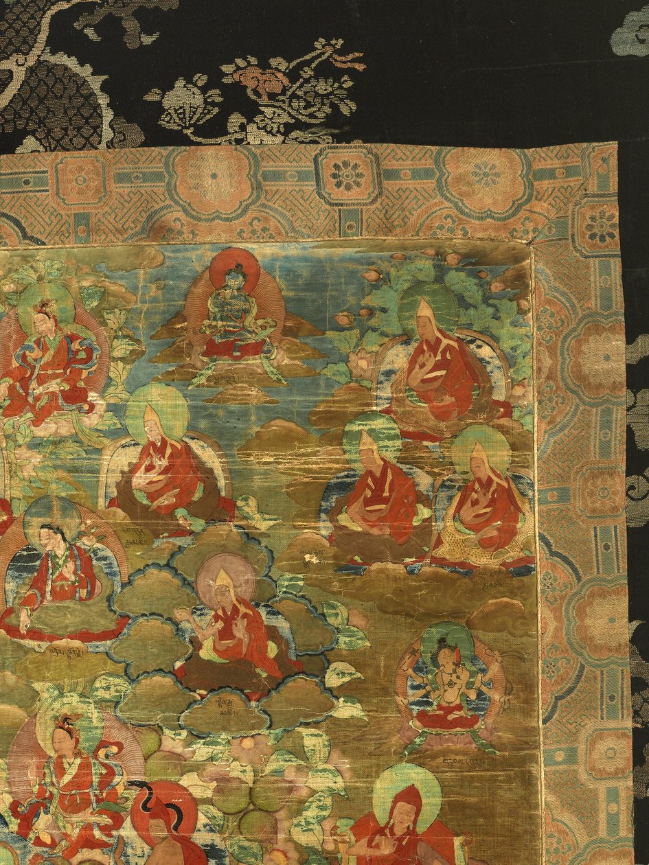 Detail des Dritten Panchen Lama Losan Penden Yeshe von School Tibetan