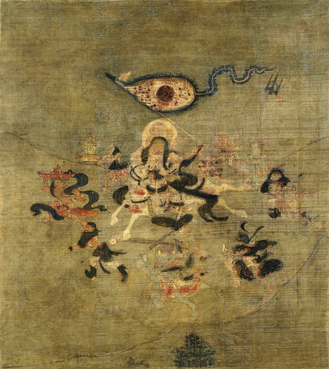Tibetische Kultur: Vaisravana Bishamonten, der Wächter des Nordens von School Tibetan