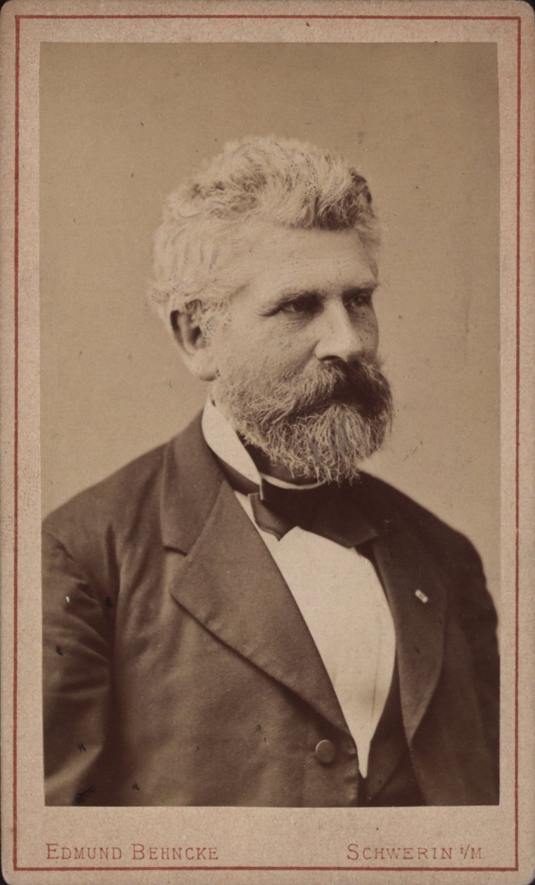 Porträt des Cellisten und Komponisten Georg Goltermann, 1824-1898, ca. 1880 von Schwerin . Photo studio Edmund Behncke