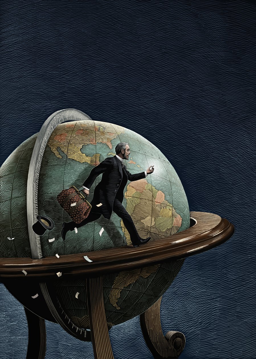 In 80 Tagen um die Welt von Scott McKowen