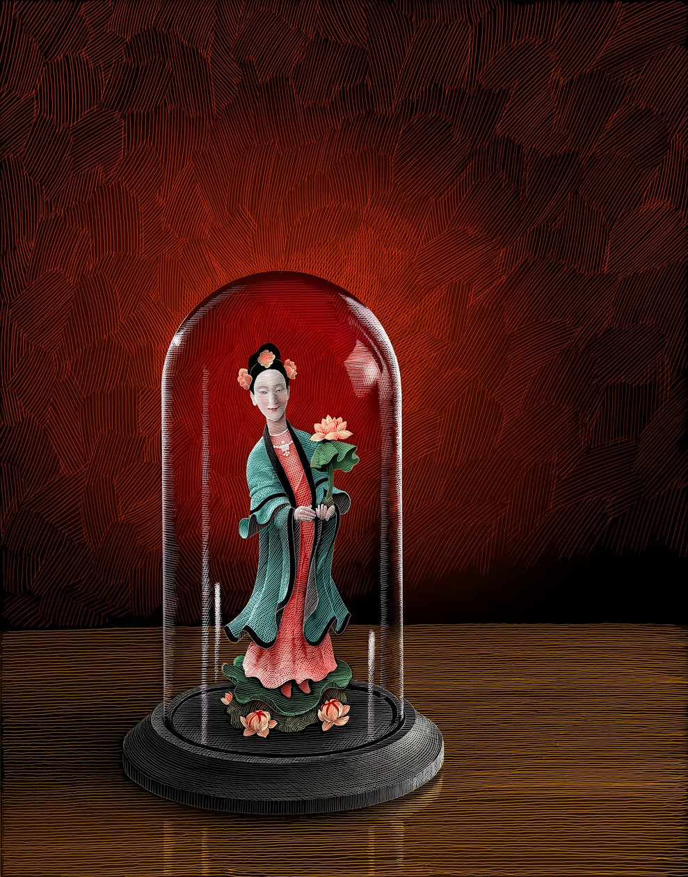 Die chinesische Dame von Scott McKowen