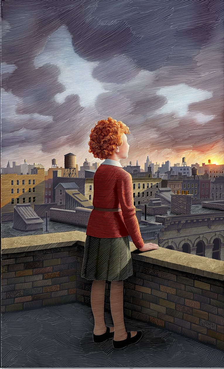 „Die Sonne wird morgen scheinen“ von Scott McKowen