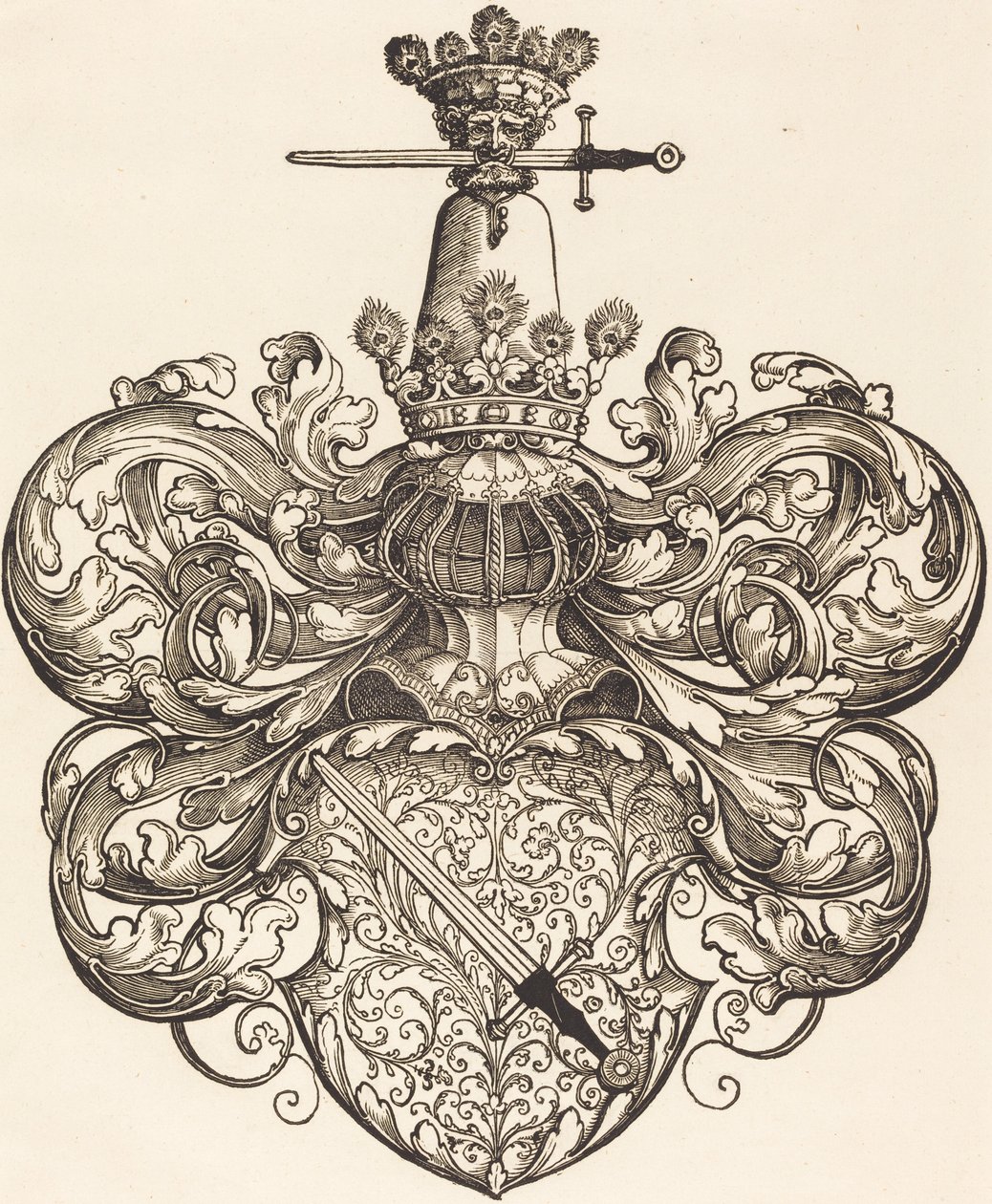 Wappen der Familie Kress von Kressenstein von Sebald Beham