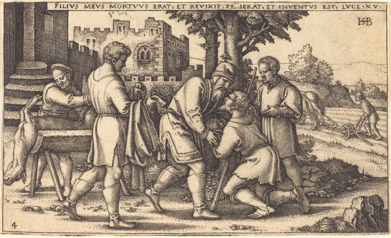 Rückkehr des verlorenen Sohnes von Sebald Beham