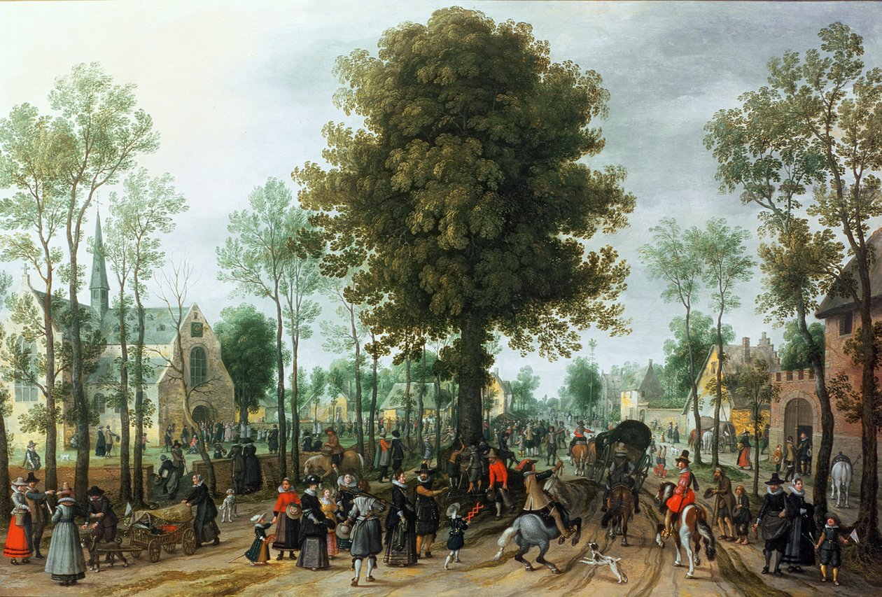 Friedrich V. und seine Braut Elisabeth betreten Zeeland, Mai 1613 von Sebastian Vrancx