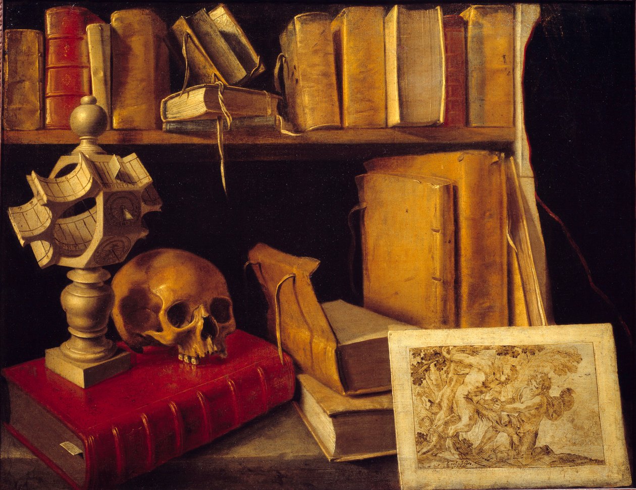 Vanitas mit Sonnenuhr von Sebastian Stoskopff