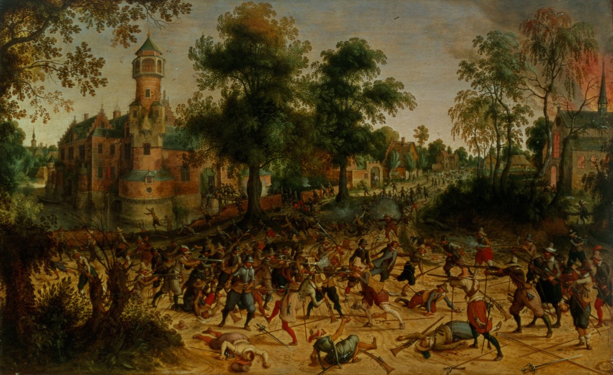 Angriff auf eine Stadt von Sebastian Vrancx