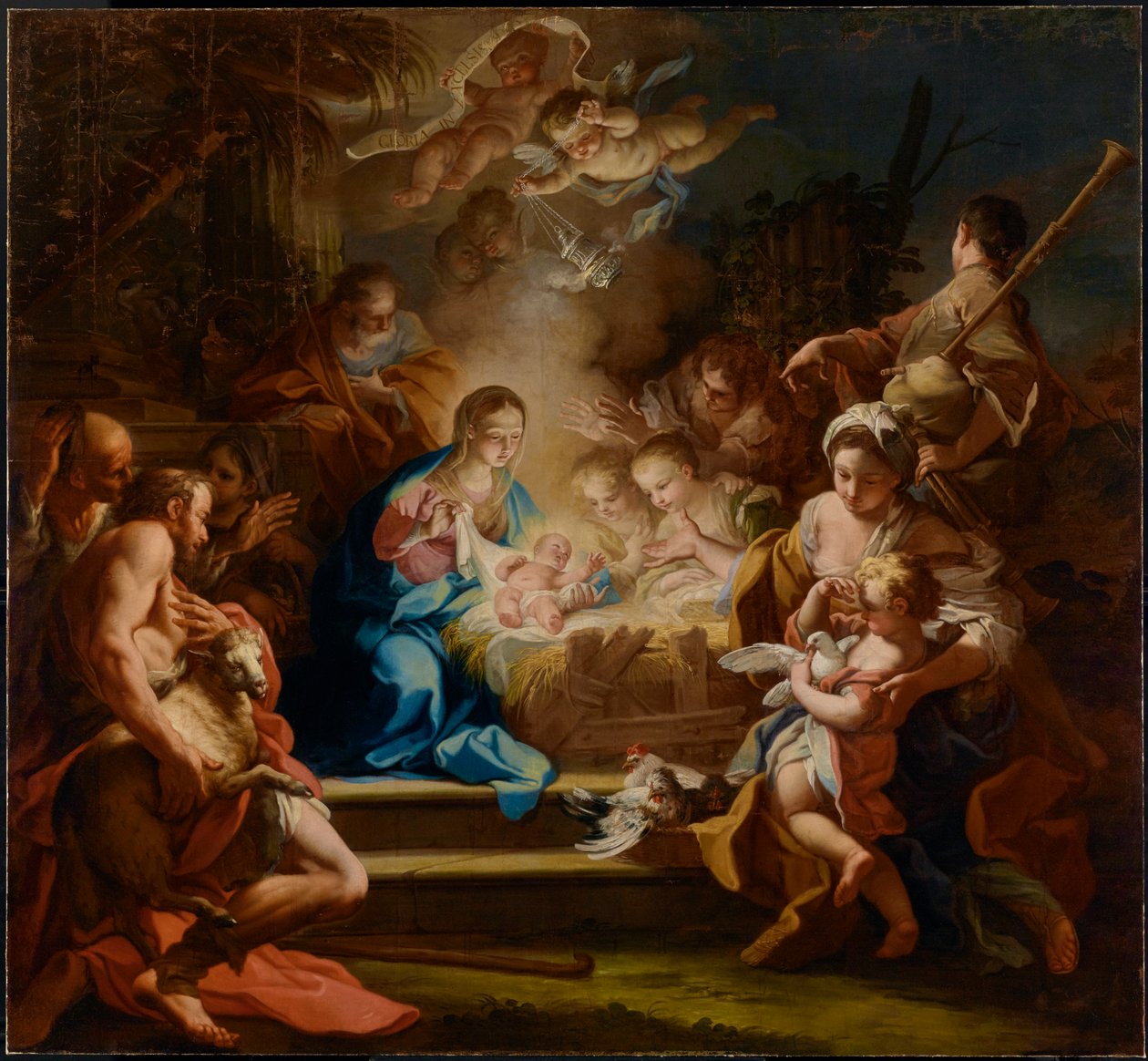 Die Anbetung der Hirten von Sebastiano Conca
