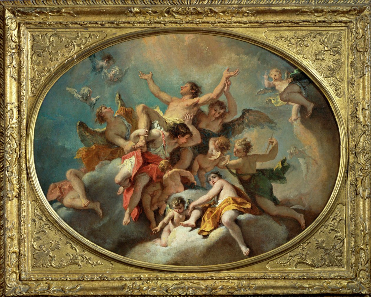 Die Verherrlichung des heiligen Sebastian von Sebastiano (attr. to) Ricci