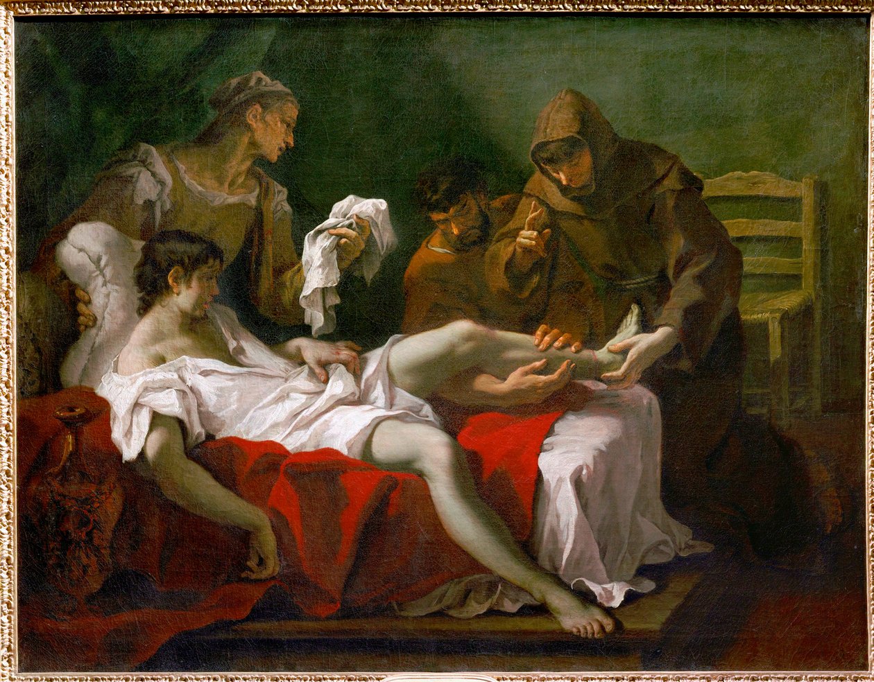 Der heilige Antonius von Padua heilt einen Jungen von Sebastiano (attr. to) Ricci