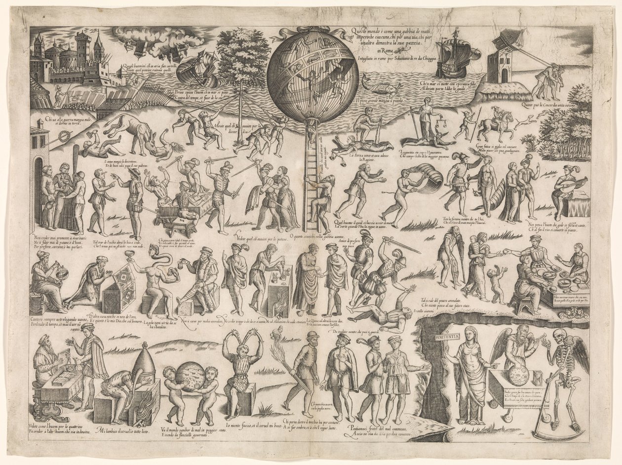 Diese Welt ist wie ein Käfig voller Narren von Sebastiano di Re