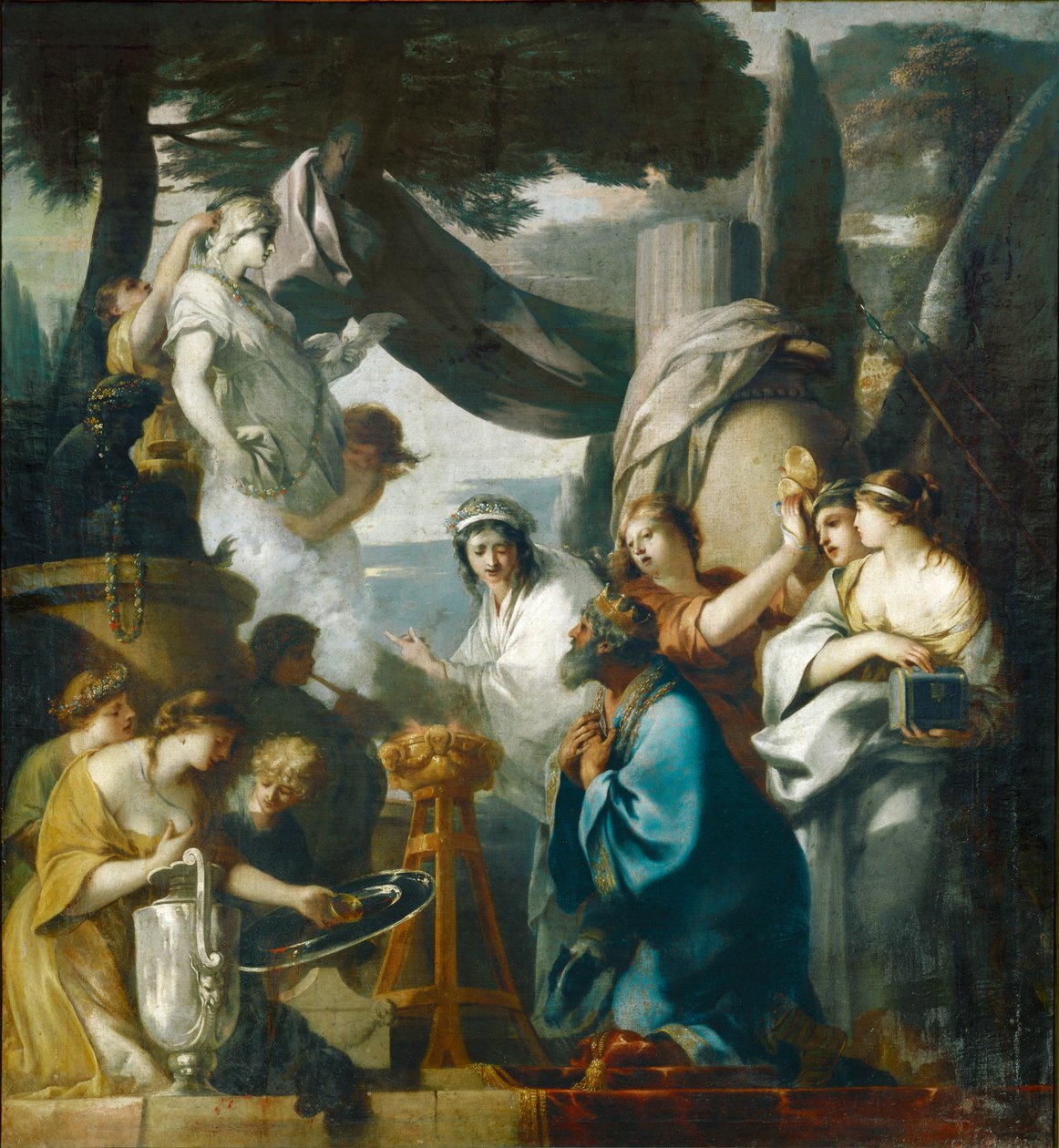 Salomon opfert den Idolen von Sébastien Bourdon