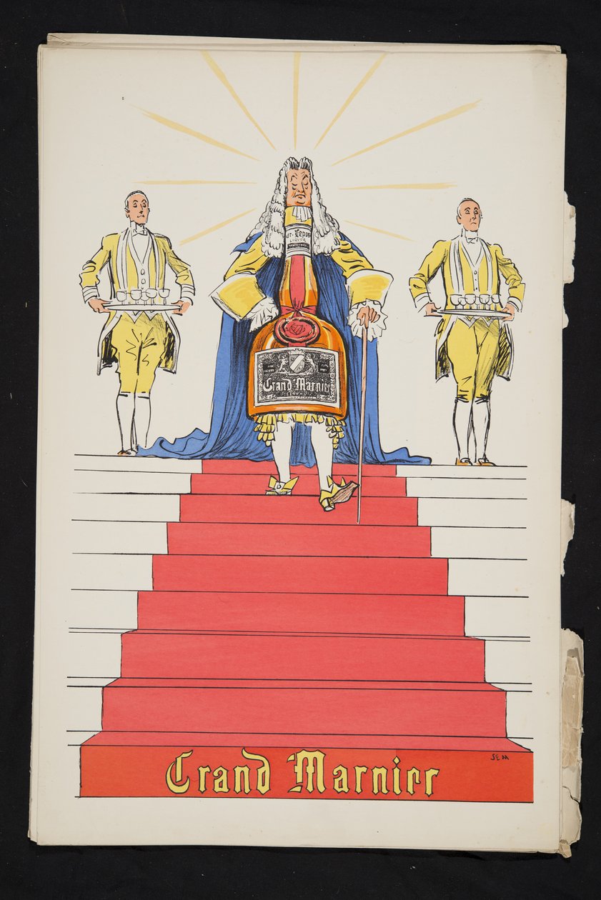 Werbung für Grand Marnier, aus White Bottoms, veröffentlicht 1927 von Sem